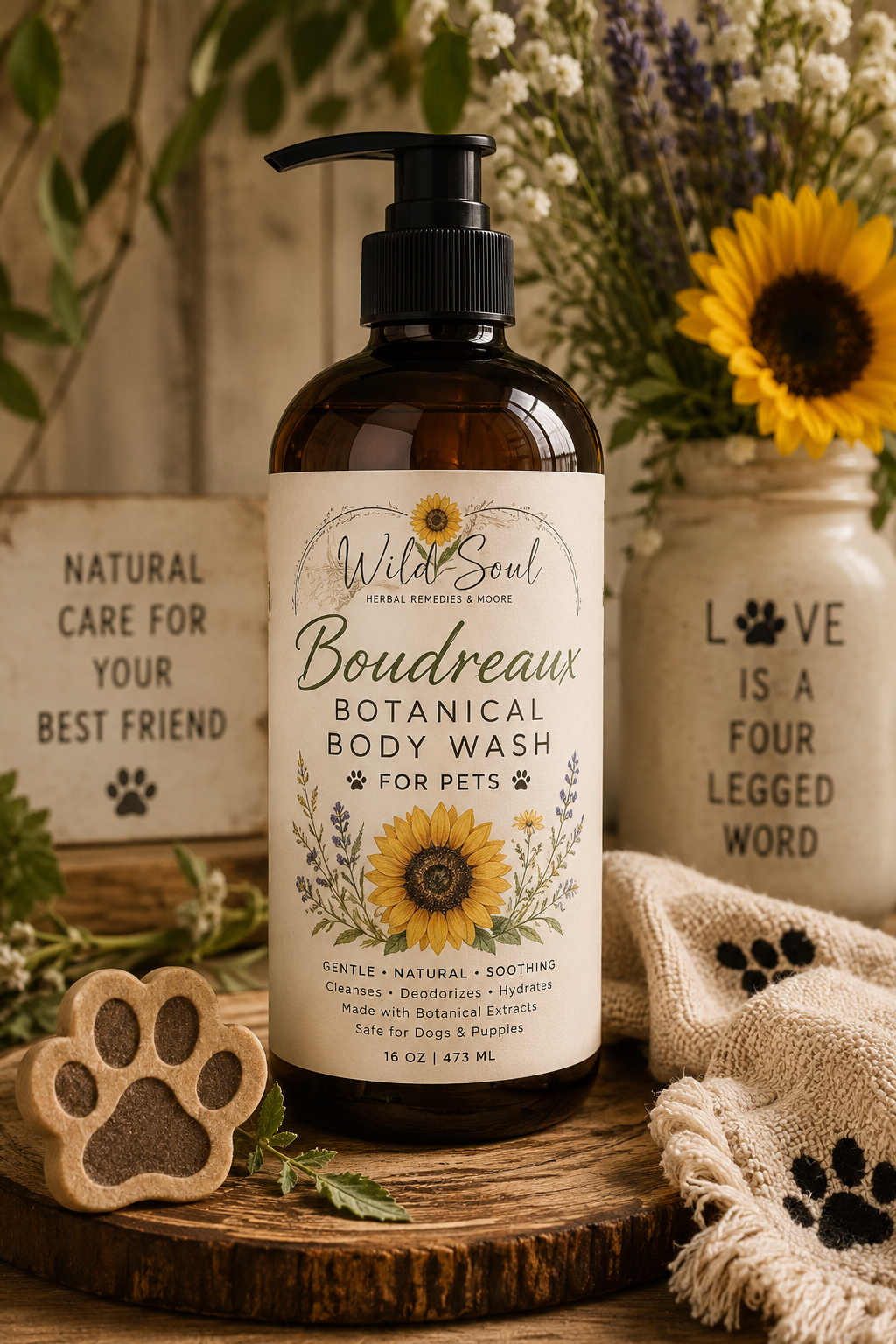 Boudreaux’s Botanical Body Wash (pets)